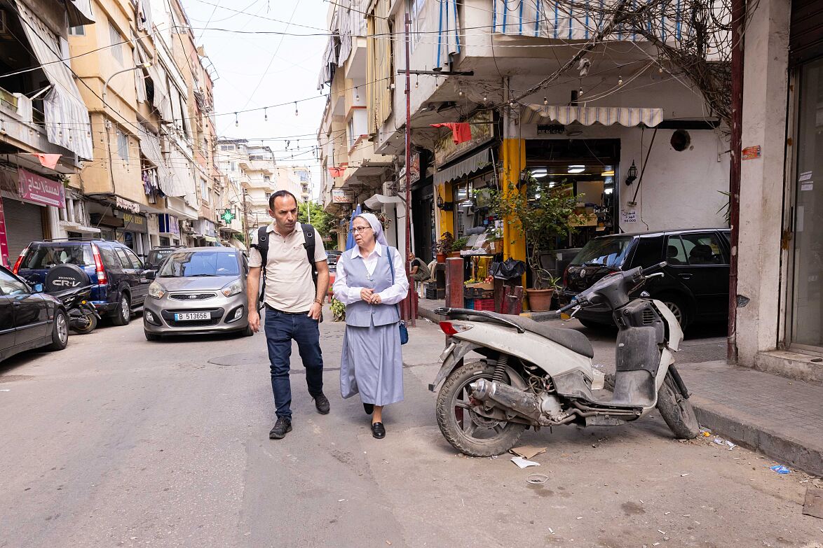 Missio-Projektpartnerin Schwester Annie Demerjian in Beirut - Foto Herbst 2025