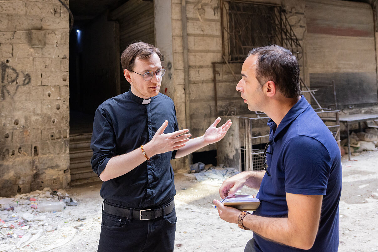 Jesuit Pater Gerry Baumgartner wirkt seit Jahren in Syrien