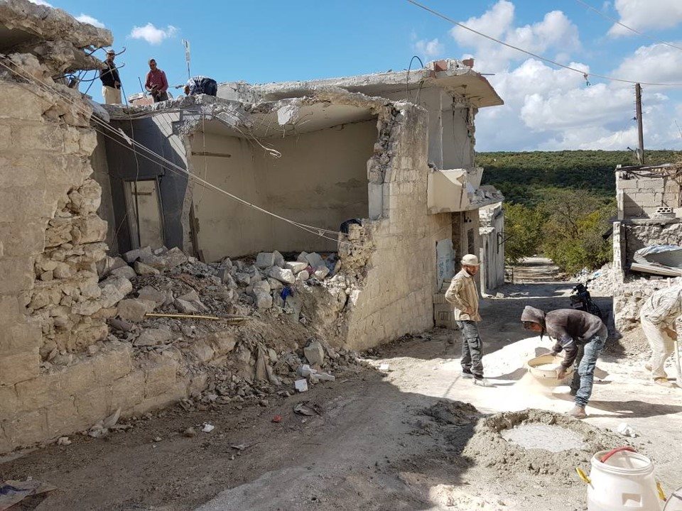 Viele Menschen in Idlib haben im Krieg ihre Häuser verloren