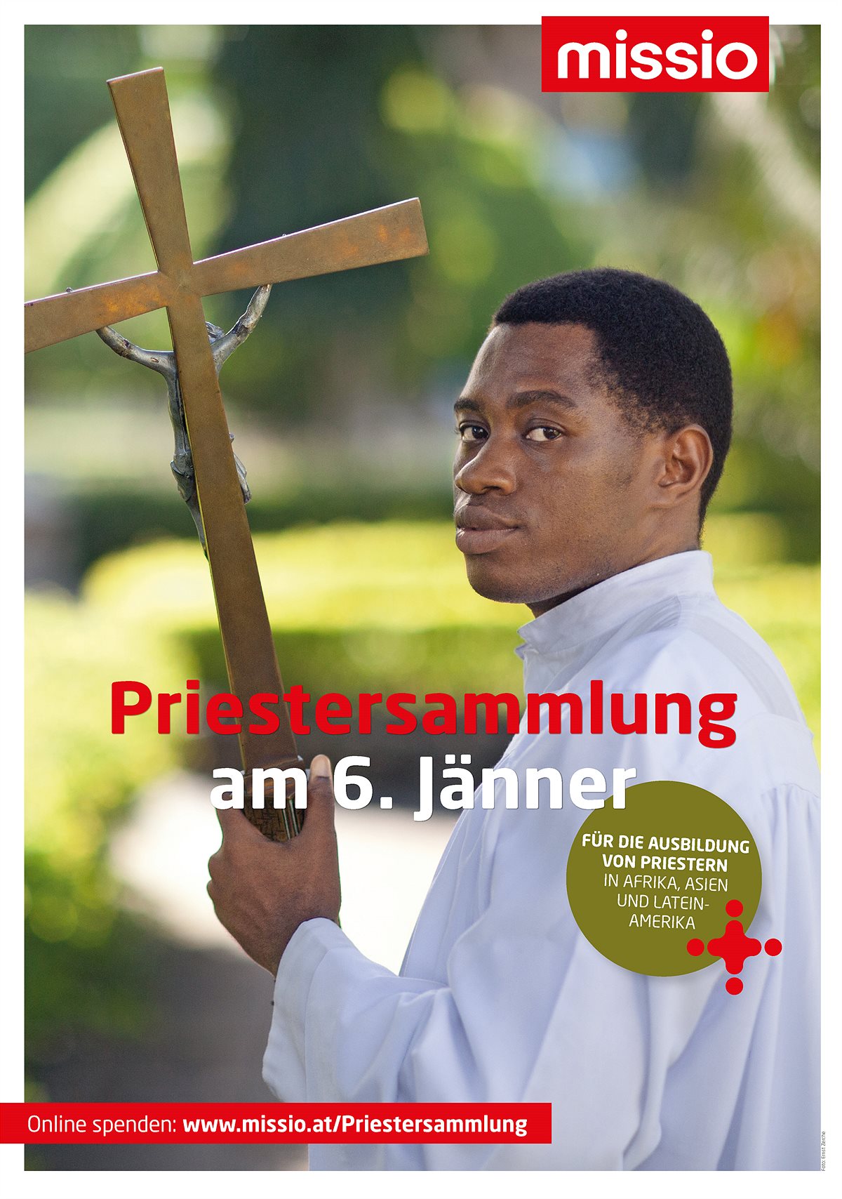 Plakat Priestersammlung am 6. Jänner