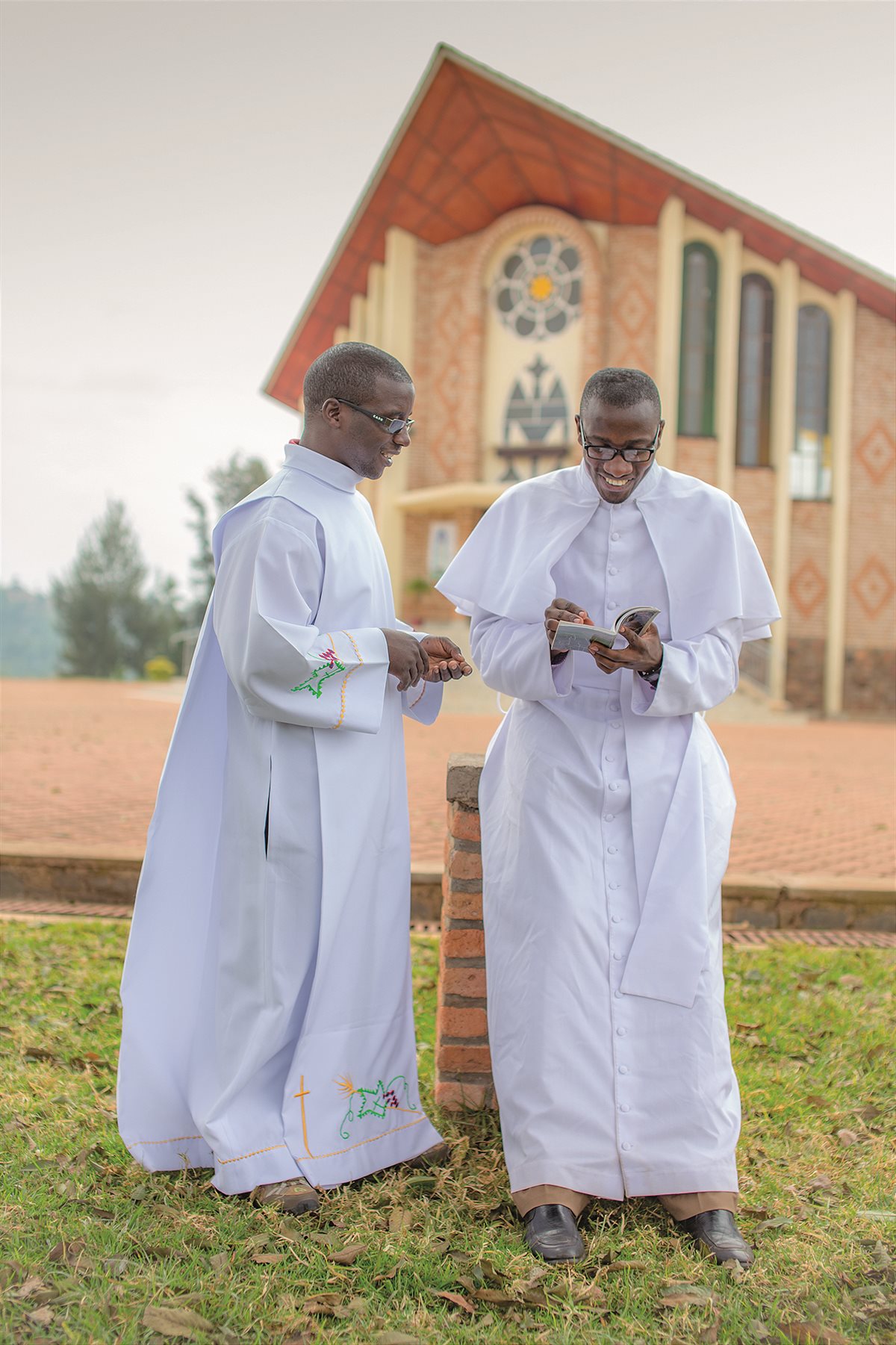 Priesterstudenten in Kibeho in Ruanda