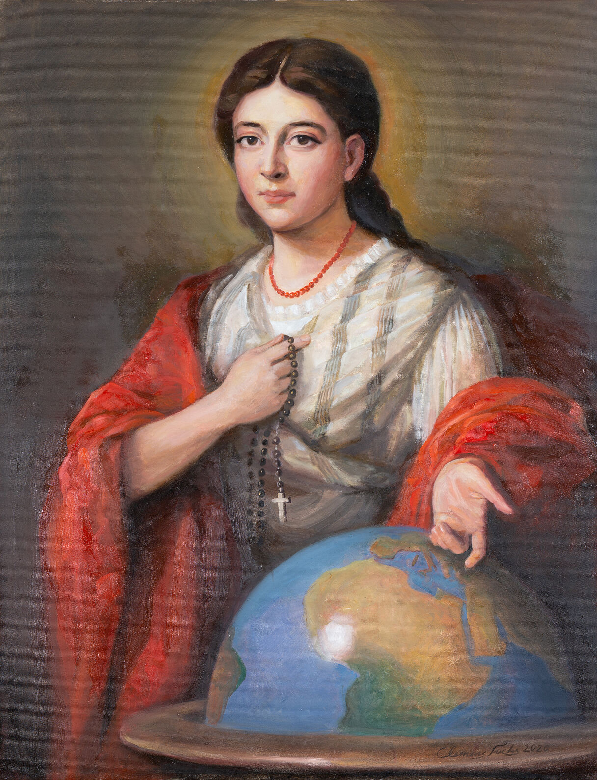 Portrait der seligen Pauline Marie Jaricot von Clemens Maria Fuchs