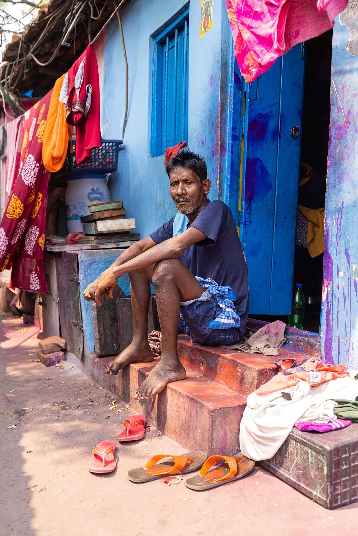In den Slums von Kalkutta