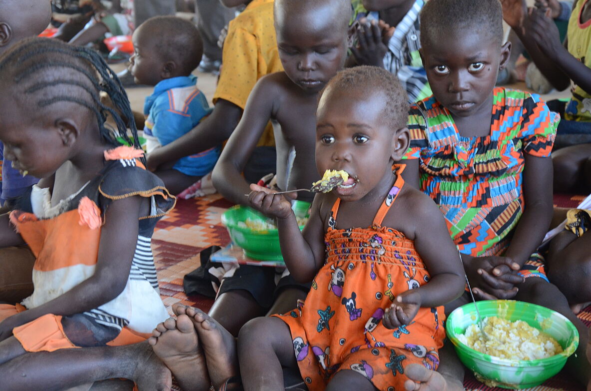 Babynahrungszentrum im Südsudan