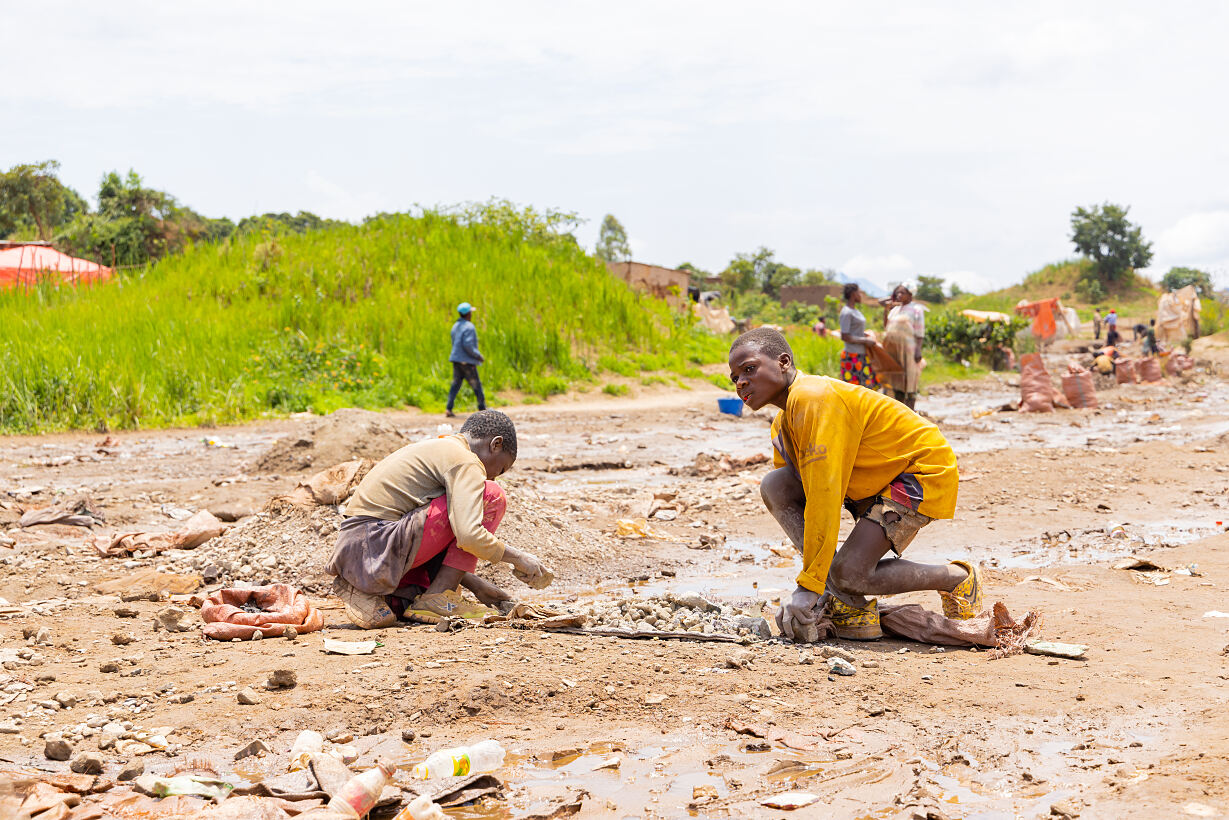 Ausbeutung in den Kobaltminen in der Demokratischen Republik Kongo