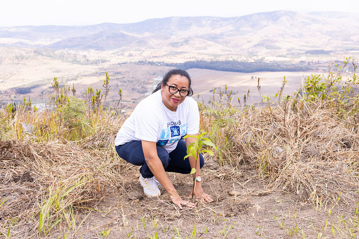 Missio-Projektpartnerin in Madagaskar Taratra Rakotomamonjy