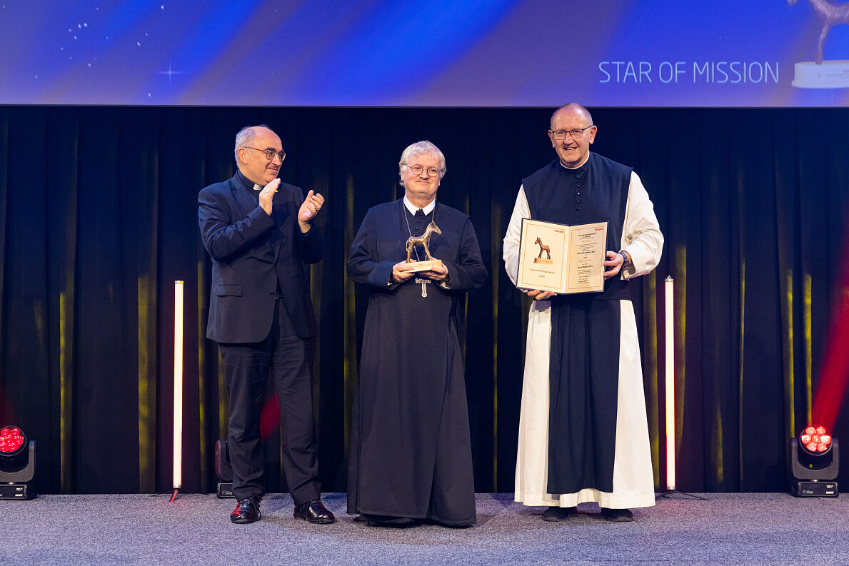 Bischof Wilhelm Krautwaschl, Abt Gerhard Hafner, Nationaldirektor Pater Karl Wallner