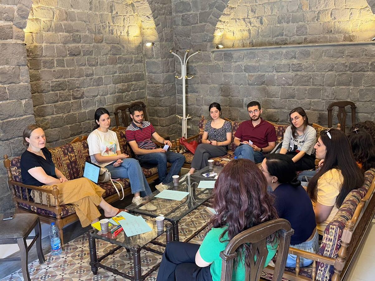 Das neugebaute und von Missio Österreich mitfanzierte Jugendzentrum in Homs „Bustan as-Salam“ (Garten des Friedens)