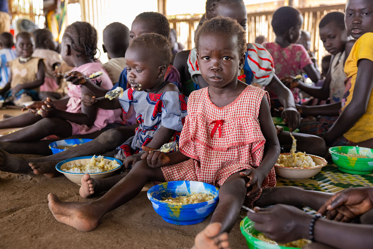 Hoffnung für hungernde Kinder in einem der drei Babyfeeding-Centers in Juba