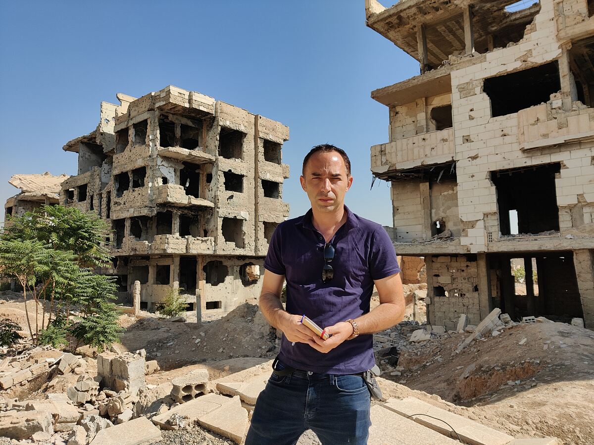 allewelt-Chefredakteur Christoph Lehermayr in Syrien