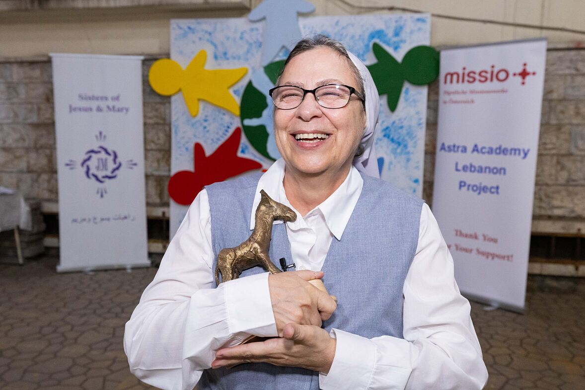 Hero of Charity Schwester Annie Demerjian in Beirut