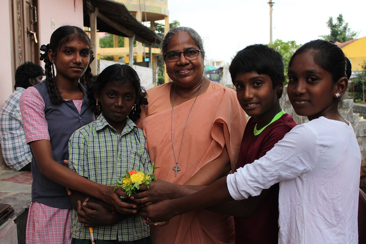 Schwester Aruna, Indien